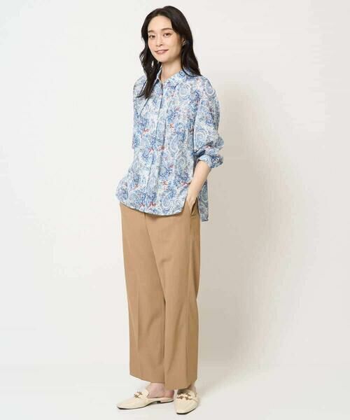 Maison de CINQ / メゾン ドゥ サンク シャツ・ブラウス | [通気性･発散性]プチフラワーペイズリープリントブラウス | 詳細20