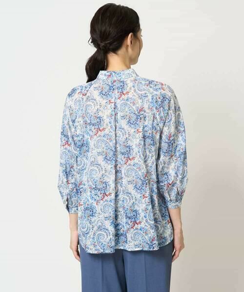 Maison de CINQ / メゾン ドゥ サンク シャツ・ブラウス | [通気性･発散性]プチフラワーペイズリープリントブラウス | 詳細4