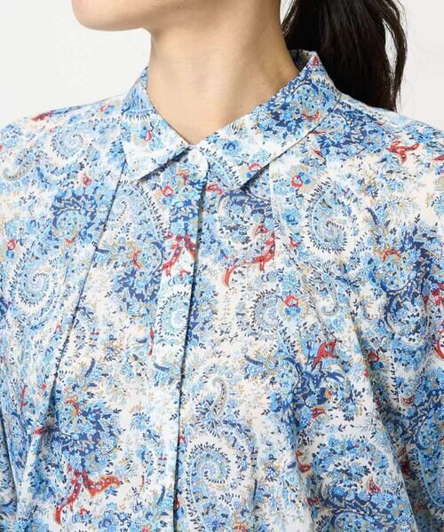 Maison de CINQ / メゾン ドゥ サンク シャツ・ブラウス | [通気性･発散性]プチフラワーペイズリープリントブラウス | 詳細5