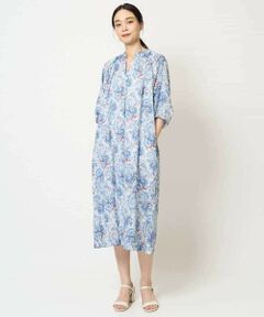 Maison de CINQ / メゾン ドゥ サンク ロング・マキシ丈ワンピース | [通気性･発散性]プチフラワーペイズリープリントワンピース