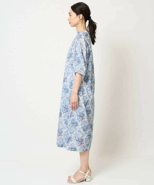 Maison de CINQ / メゾン ドゥ サンク ロング・マキシ丈ワンピース | [通気性･発散性]プチフラワーペイズリープリントワンピース | 詳細1