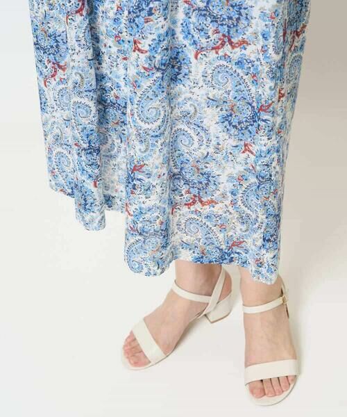 Maison de CINQ / メゾン ドゥ サンク ロング・マキシ丈ワンピース | [通気性･発散性]プチフラワーペイズリープリントワンピース | 詳細7