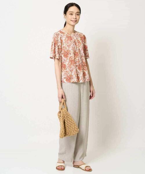 Maison de CINQ / メゾン ドゥ サンク カットソー | [吸水速乾]プチフラワーペイズリープリントカットソー | 詳細17