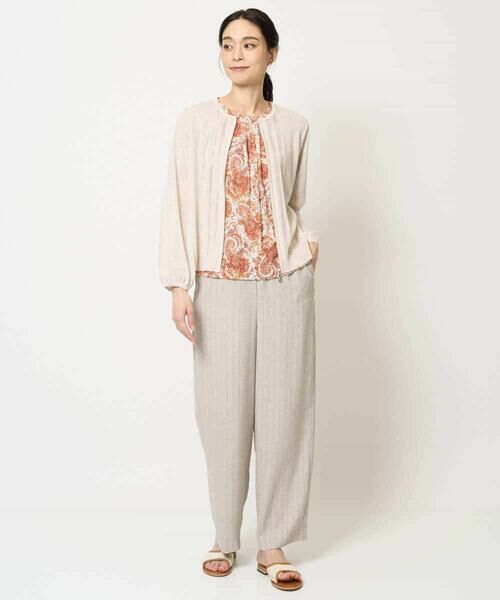 Maison de CINQ / メゾン ドゥ サンク カットソー | [吸水速乾]プチフラワーペイズリープリントカットソー | 詳細18