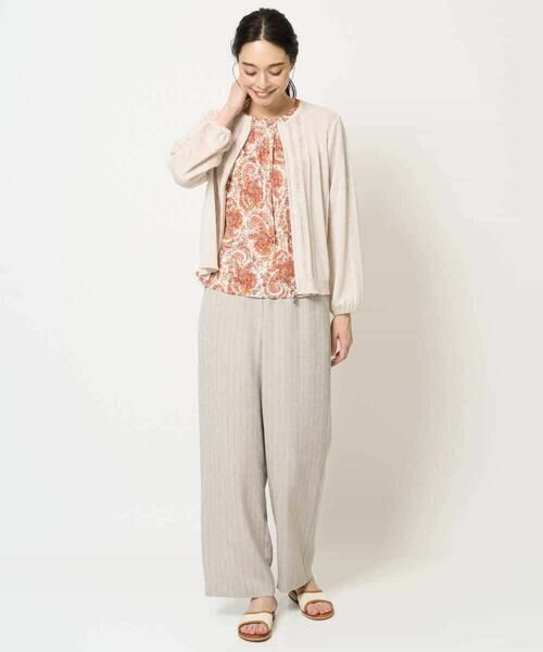 Maison de CINQ / メゾン ドゥ サンク カットソー | [吸水速乾]プチフラワーペイズリープリントカットソー | 詳細20