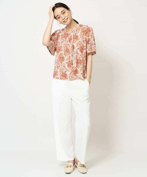 Maison de CINQ / メゾン ドゥ サンク カットソー | [吸水速乾]プチフラワーペイズリープリントカットソー | 詳細22