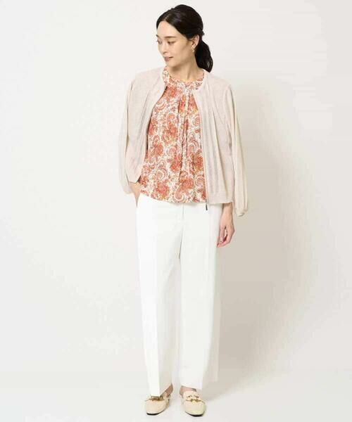 Maison de CINQ / メゾン ドゥ サンク カットソー | [吸水速乾]プチフラワーペイズリープリントカットソー | 詳細23