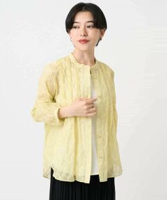 Maison de CINQ / メゾン ドゥ サンク シャツ・ブラウス | 【小さいサイズ】ドットシアータックロングシャツ