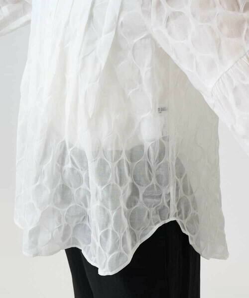 Maison de CINQ / メゾン ドゥ サンク シャツ・ブラウス | 【小さいサイズ】ドットシアータックロングシャツ | 詳細10