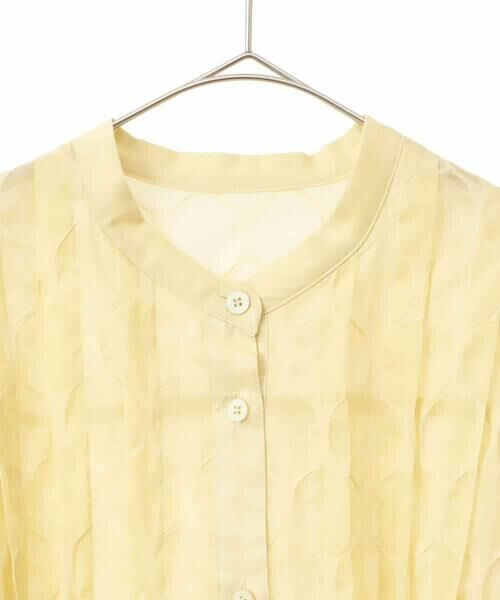 Maison de CINQ / メゾン ドゥ サンク シャツ・ブラウス | 【小さいサイズ】ドットシアータックロングシャツ | 詳細25