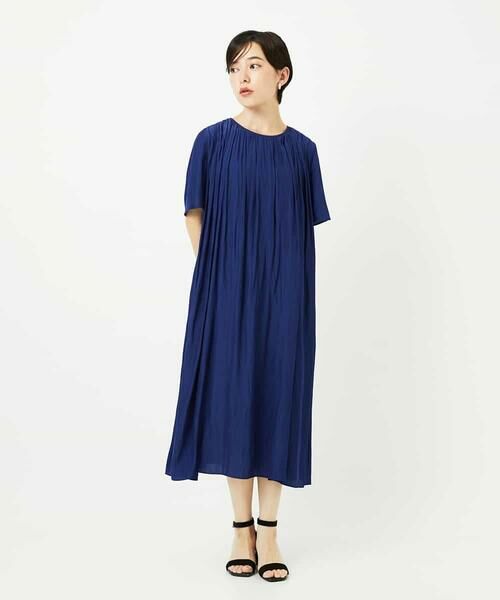 Maison de CINQ / メゾン ドゥ サンク ロング・マキシ丈ワンピース | 【小さいサイズ】タックデザインワンピース | 詳細16