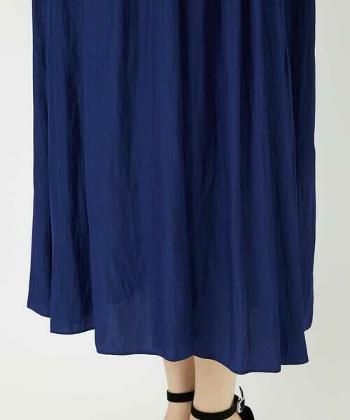 Maison de CINQ / メゾン ドゥ サンク ロング・マキシ丈ワンピース | 【小さいサイズ】タックデザインワンピース | 詳細2