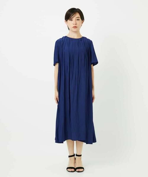 Maison de CINQ / メゾン ドゥ サンク ロング・マキシ丈ワンピース | 【小さいサイズ】タックデザインワンピース | 詳細21