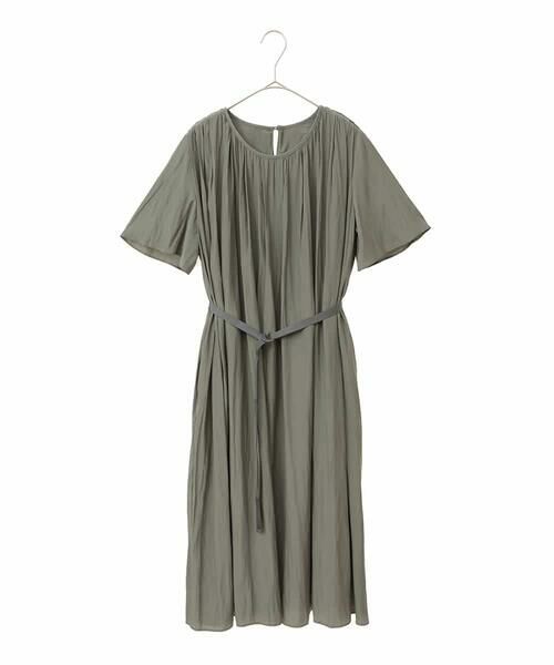 Maison de CINQ / メゾン ドゥ サンク ロング・マキシ丈ワンピース | 【小さいサイズ】タックデザインワンピース | 詳細6