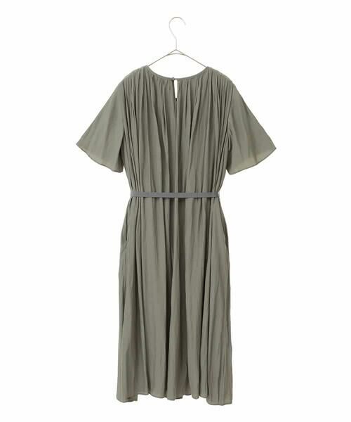 Maison de CINQ / メゾン ドゥ サンク ロング・マキシ丈ワンピース | 【小さいサイズ】タックデザインワンピース | 詳細7