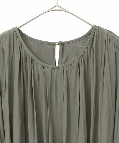 Maison de CINQ / メゾン ドゥ サンク ロング・マキシ丈ワンピース | 【小さいサイズ】タックデザインワンピース | 詳細8