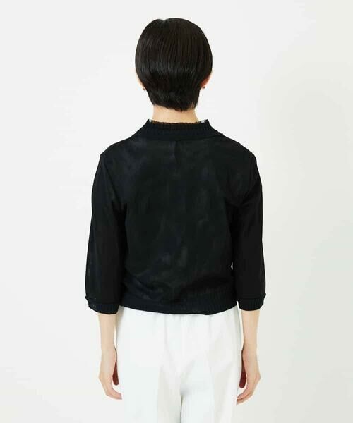 Maison de CINQ / メゾン ドゥ サンク カーディガン・ボレロ | 【小さいサイズ】チュールフリルニットカーディガン | 詳細6