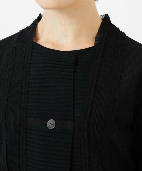 Maison de CINQ / メゾン ドゥ サンク カーディガン・ボレロ | 【小さいサイズ】チュールフリルニットカーディガン | 詳細7