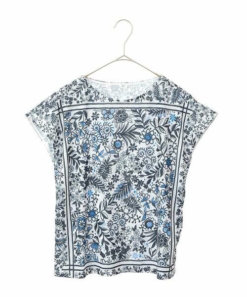 Maison de CINQ / メゾン ドゥ サンク カットソー | 【小さいサイズ】フラワープリントフレンチスリーブカットソー | 詳細16