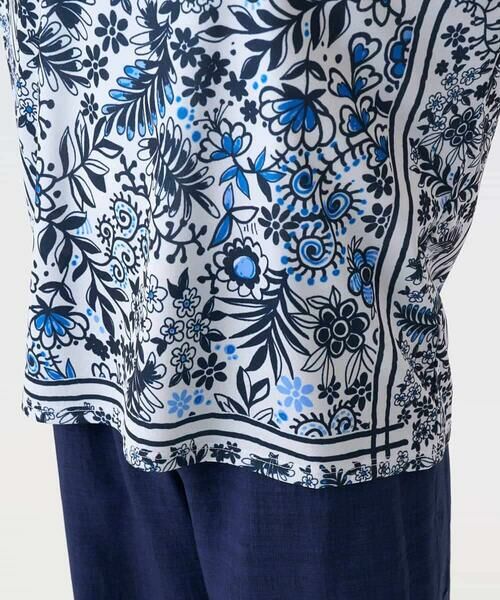 Maison de CINQ / メゾン ドゥ サンク カットソー | 【小さいサイズ】フラワープリントフレンチスリーブカットソー | 詳細8