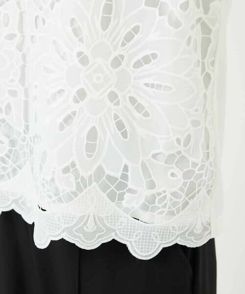 Maison de CINQ / メゾン ドゥ サンク カットソー | 【小さいサイズ】フラワーデコ刺繍ブラウス | 詳細10