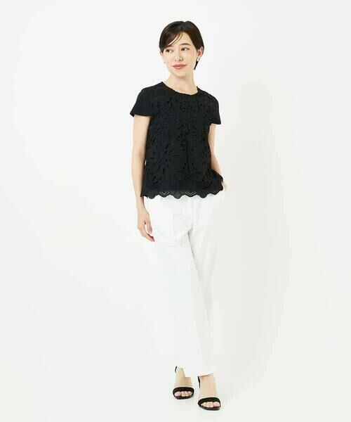 Maison de CINQ / メゾン ドゥ サンク カットソー | 【小さいサイズ】フラワーデコ刺繍ブラウス | 詳細17