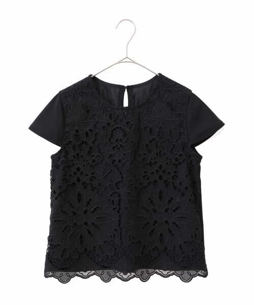 Maison de CINQ / メゾン ドゥ サンク カットソー | 【小さいサイズ】フラワーデコ刺繍ブラウス | 詳細21