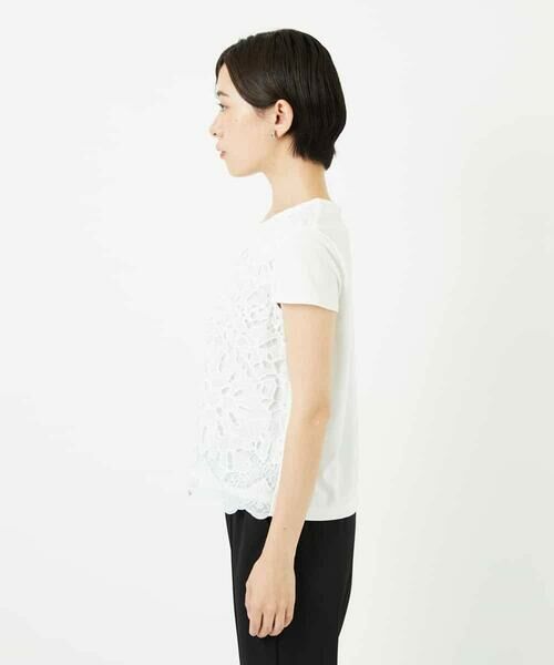 Maison de CINQ / メゾン ドゥ サンク カットソー | 【小さいサイズ】フラワーデコ刺繍ブラウス | 詳細5