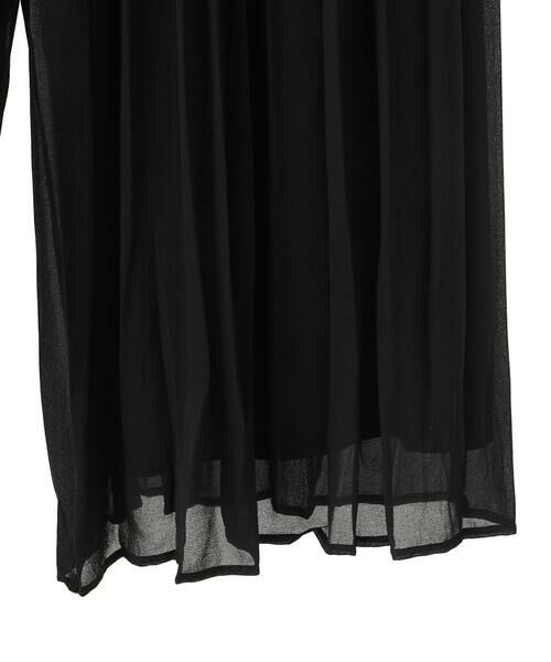 Maison de CINQ / メゾン ドゥ サンク その他パンツ | 【小さいサイズ】ジョーゼットプリーツワイドパンツ | 詳細15