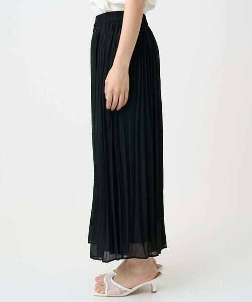 Maison de CINQ / メゾン ドゥ サンク その他パンツ | 【小さいサイズ】ジョーゼットプリーツワイドパンツ | 詳細3