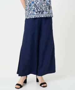 Maison de CINQ / メゾン ドゥ サンク その他パンツ | 【小さいサイズ】リネンライクドライイージーワイドパンツ