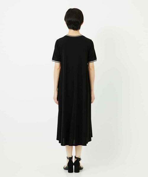 Maison de CINQ / メゾン ドゥ サンク ロング・マキシ丈ワンピース | 【小さいサイズ】ラインアクセントジャージーワンピース | 詳細5