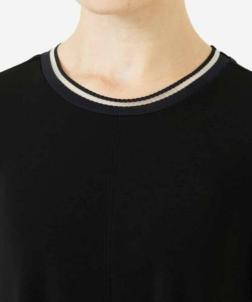 Maison de CINQ / メゾン ドゥ サンク ロング・マキシ丈ワンピース | 【小さいサイズ】ラインアクセントジャージーワンピース | 詳細6