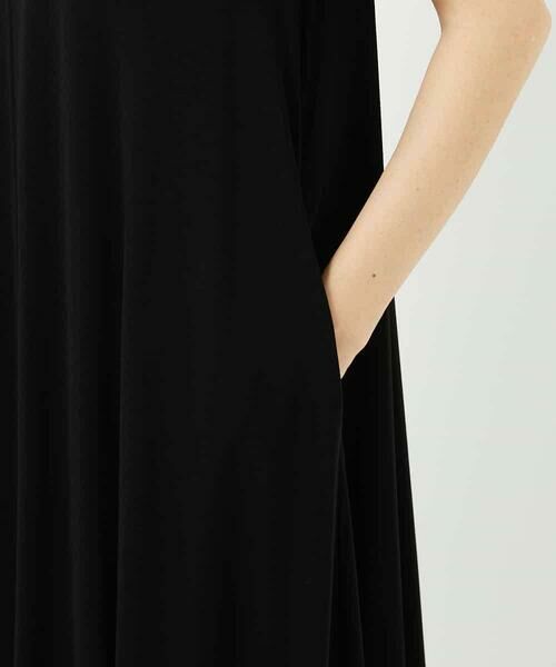 Maison de CINQ / メゾン ドゥ サンク ロング・マキシ丈ワンピース | 【小さいサイズ】ラインアクセントジャージーワンピース | 詳細8
