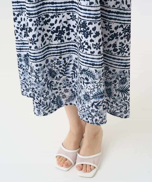 Maison de CINQ / メゾン ドゥ サンク ロング・マキシ丈ワンピース | 【小さいサイズ】フラワープリントAラインワンピース | 詳細11