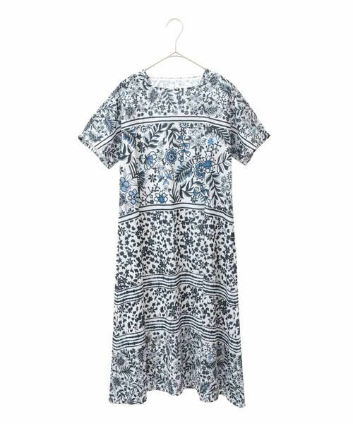 Maison de CINQ / メゾン ドゥ サンク ロング・マキシ丈ワンピース | 【小さいサイズ】フラワープリントAラインワンピース | 詳細14