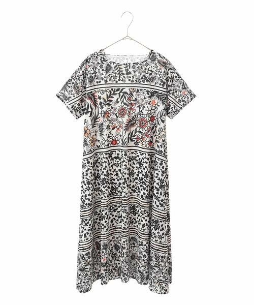 Maison de CINQ / メゾン ドゥ サンク ロング・マキシ丈ワンピース | 【小さいサイズ】フラワープリントAラインワンピース | 詳細15