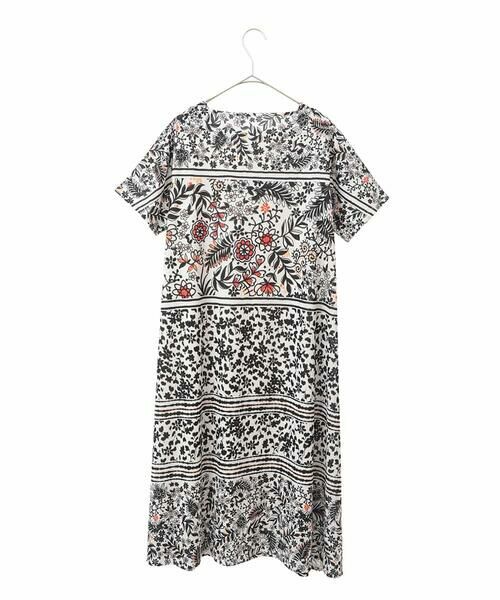 Maison de CINQ / メゾン ドゥ サンク ロング・マキシ丈ワンピース | 【小さいサイズ】フラワープリントAラインワンピース | 詳細16