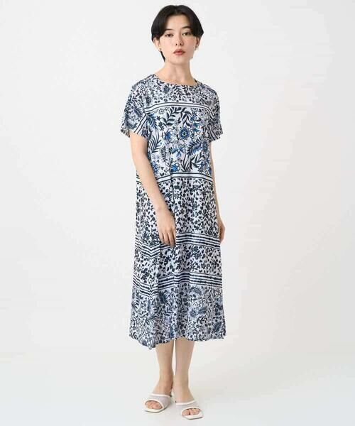 Maison de CINQ / メゾン ドゥ サンク ロング・マキシ丈ワンピース | 【小さいサイズ】フラワープリントAラインワンピース | 詳細2