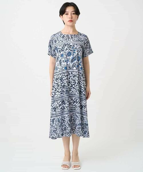 Maison de CINQ / メゾン ドゥ サンク ロング・マキシ丈ワンピース | 【小さいサイズ】フラワープリントAラインワンピース | 詳細6