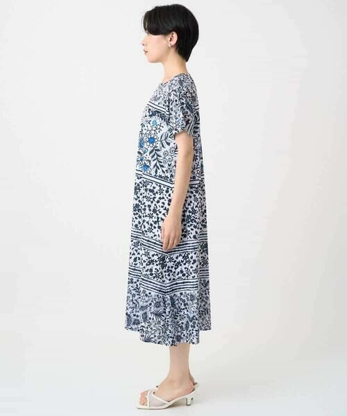 Maison de CINQ / メゾン ドゥ サンク ロング・マキシ丈ワンピース | 【小さいサイズ】フラワープリントAラインワンピース | 詳細7