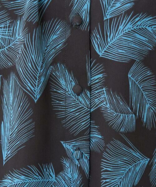 Maison de CINQ / メゾン ドゥ サンク シャツ・ブラウス | 【小さいサイズ】リーフ柄シフォンブラウス/洗える/セットアップ対応 | 詳細14