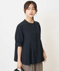 Maison de CINQ / メゾン ドゥ サンク シャツ・ブラウス | 【小さいサイズ】五分袖チュニックブラウス/UVカット/接触冷感/洗える