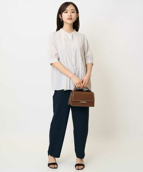 Maison de CINQ / メゾン ドゥ サンク シャツ・ブラウス | 【小さいサイズ】五分袖チュニックブラウス/UVカット/接触冷感/洗える | 詳細12