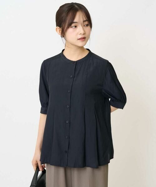 Maison de CINQ / メゾン ドゥ サンク シャツ・ブラウス | 【小さいサイズ】五分袖チュニックブラウス/UVカット/接触冷感/洗える | 詳細2