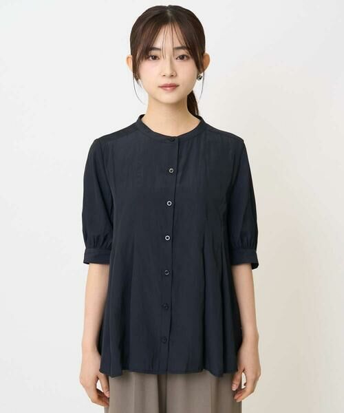 Maison de CINQ / メゾン ドゥ サンク シャツ・ブラウス | 【小さいサイズ】五分袖チュニックブラウス/UVカット/接触冷感/洗える | 詳細4