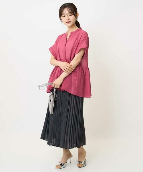 Maison de CINQ / メゾン ドゥ サンク シャツ・ブラウス | 【小さいサイズ】コットンシフォンブラウス/接触冷感/洗える | 詳細23