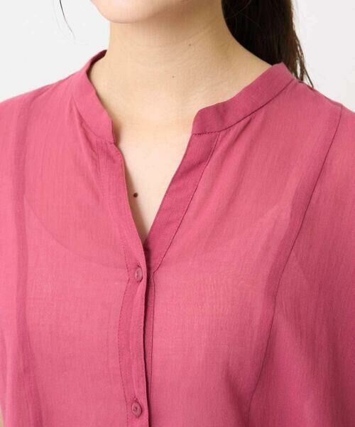 Maison de CINQ / メゾン ドゥ サンク シャツ・ブラウス | 【小さいサイズ】コットンシフォンブラウス/接触冷感/洗える | 詳細7