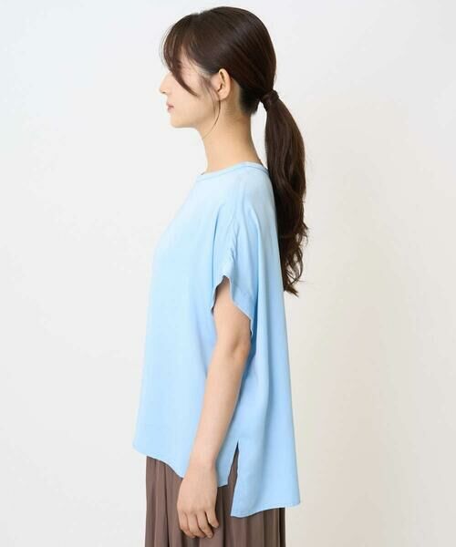 Maison de CINQ / メゾン ドゥ サンク シャツ・ブラウス | 【小さいサイズ】マットサテンTブラウス/接触冷感/洗える | 詳細5