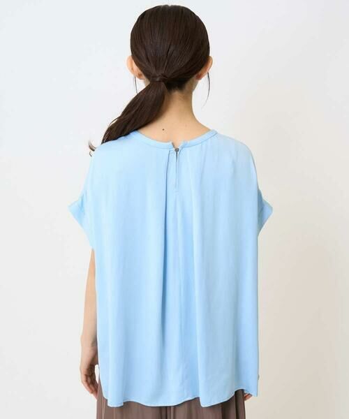 Maison de CINQ / メゾン ドゥ サンク シャツ・ブラウス | 【小さいサイズ】マットサテンTブラウス/接触冷感/洗える | 詳細6